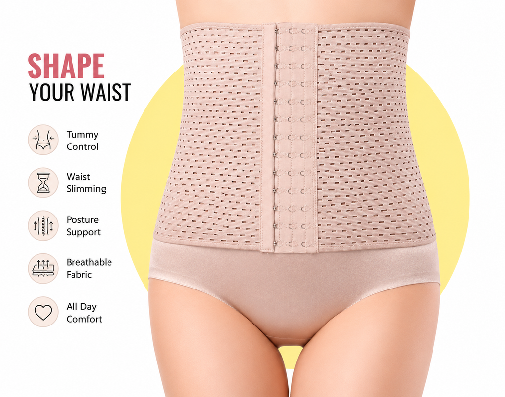 Belly Belt Hollow Corset Sports Fitness Reducing Waist Body Shaper