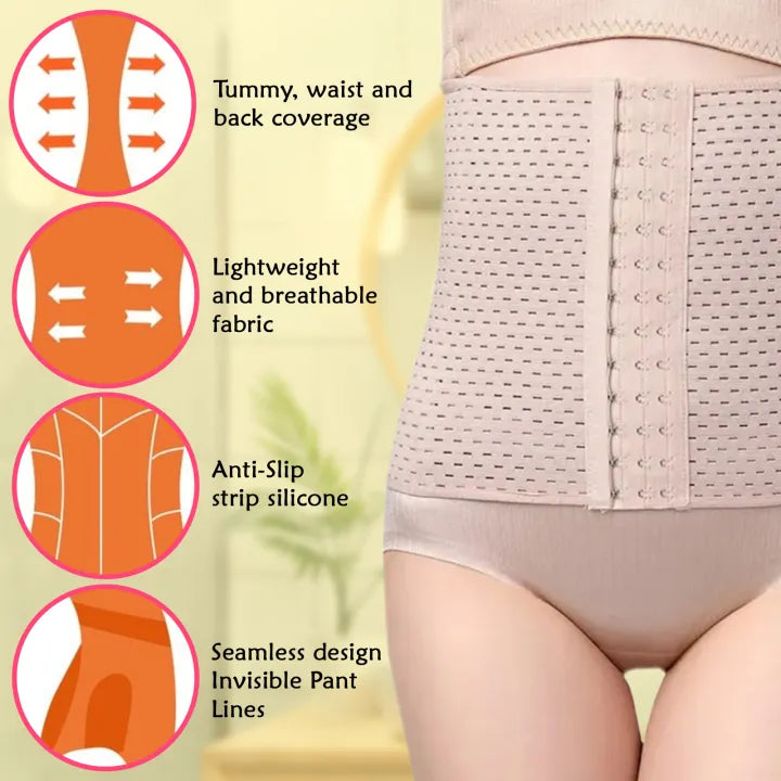 Belly Belt Hollow Corset Sports Fitness Reducing Waist Body Shaper